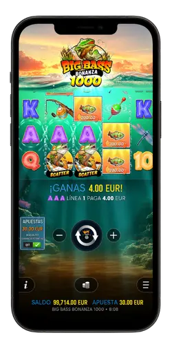 Dos símbolos de Piscis (Scatter) Big Bass Bonanza 1000
