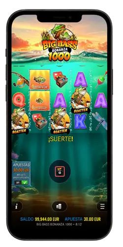 Tres símbolos de Piscis (Juego extra) Big Bass Bonanza 1000